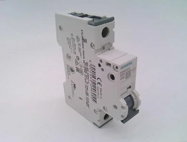 Siemens 5SY6110-7 — 1-Pole MCB (DIN Rail) (image 2)