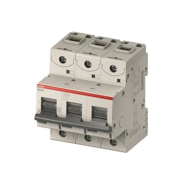 ABB S803S-C80 — 3-Pole MCB (DIN Rail) (image 2)
