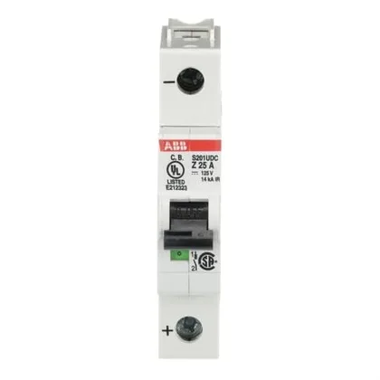 ABB S201UDC-Z25 — 1-Pole MCB (DIN Rail) (image 2)