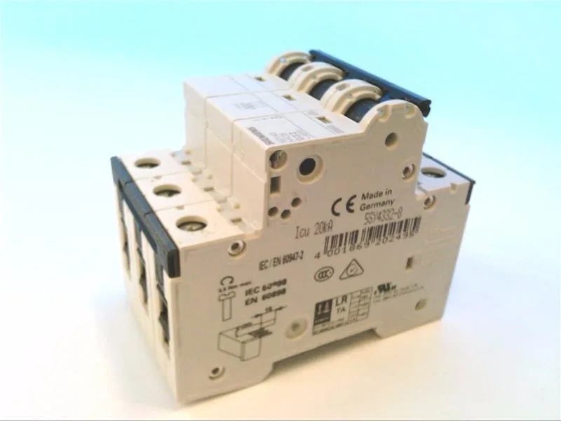 Siemens 5SY4332-8 — 3-Pole MCB (DIN Rail) (image 3)