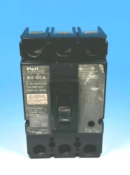 Fuji Electric BU-GCA3125 — Miniature Circuit Breakers (MCB) (image 4)