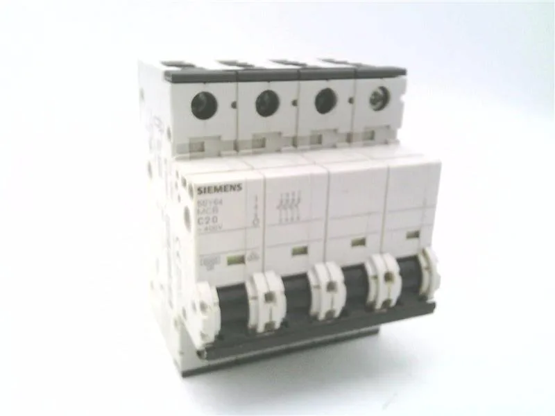Siemens 5SY6420-7 — 4-Pole MCB (DIN Rail)