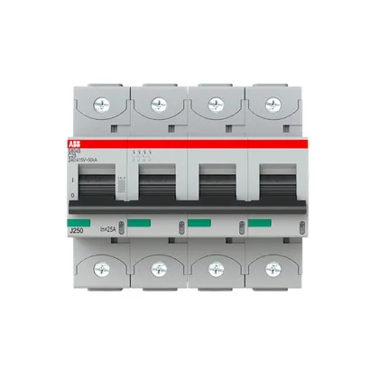 ABB S804S-C25 — 4-Pole MCB (DIN Rail) (image 2)