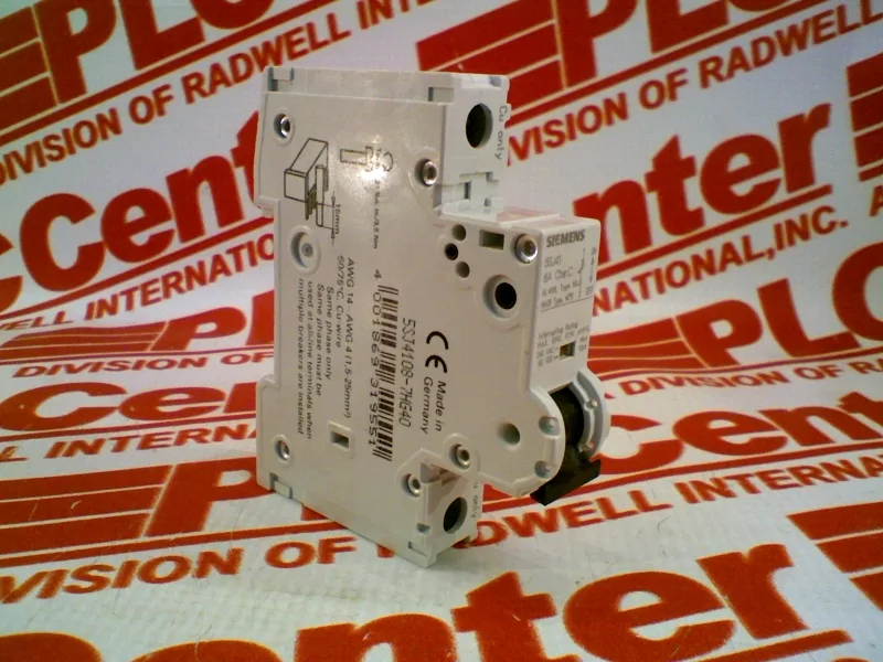 Siemens 5SJ4108-7HG40 — 1-Pole MCB (DIN Rail) (image 2)