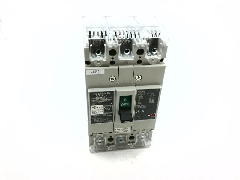 Fuji Electric SA103CUL/75 — Miniature Circuit Breakers (MCB) (image 2)