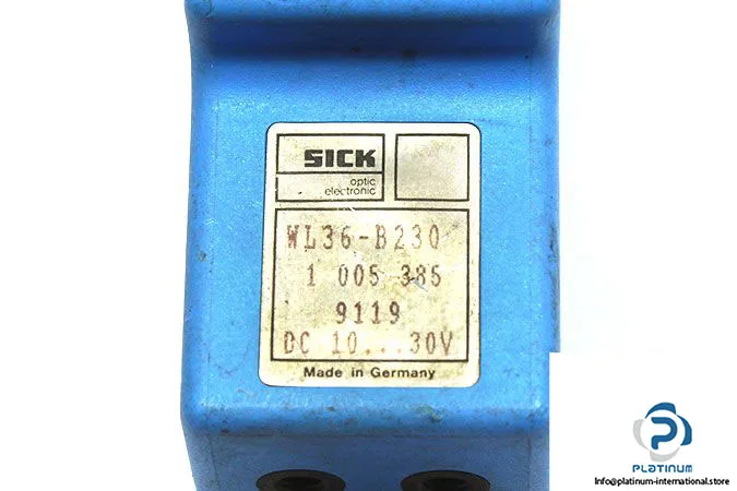 SICK WL 36-B 230 — Photoelectric Sensors (image 3)
