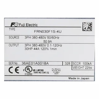 Fuji Electric FRN0045G2S-4GU — AC Drive (VFD) 480V (image 5)