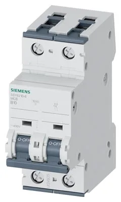 Siemens 5SY6240-6 — 2-Pole MCB (DIN Rail)