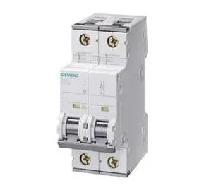 Siemens 5SY5216-6 — 2-Pole MCB (DIN Rail) (image 2)