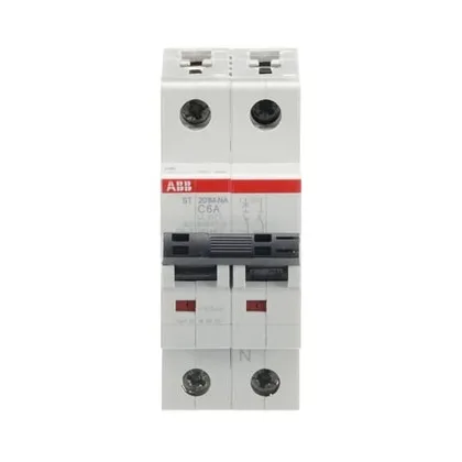 ABB ST201M-C6NA — 1-Pole MCB (DIN Rail) (image 2)