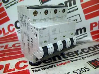 Siemens 5SY4404-7 — 4-Pole MCB (DIN Rail) (image 3)