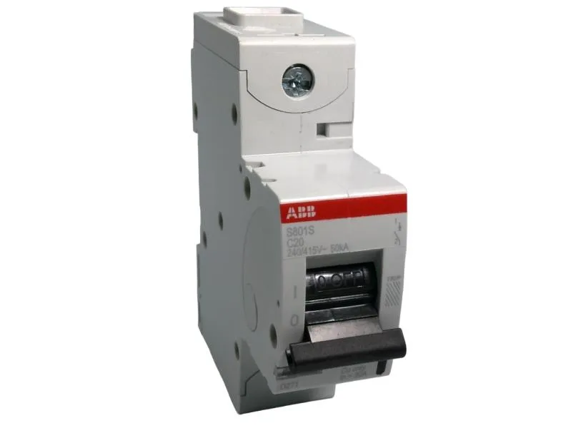 ABB S801S-C20 — 1-Pole MCB (DIN Rail)