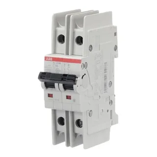 ABB SU202M-C1 — 2-Pole MCB (DIN Rail)