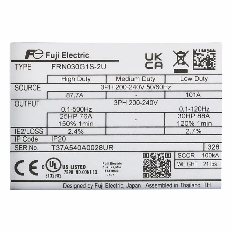 Fuji Electric FRN030G1S-2U (image 5)