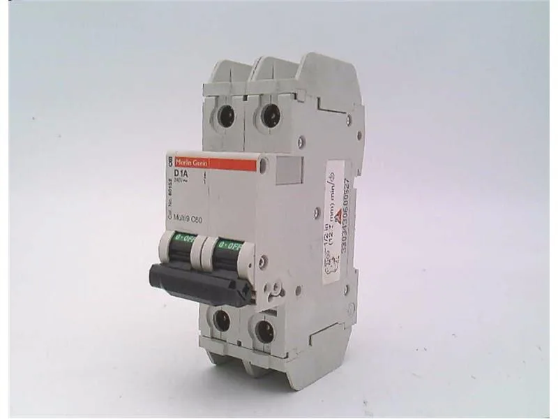 Schneider Electric C60-2P-D1A — 2-Pole MCB (DIN Rail)