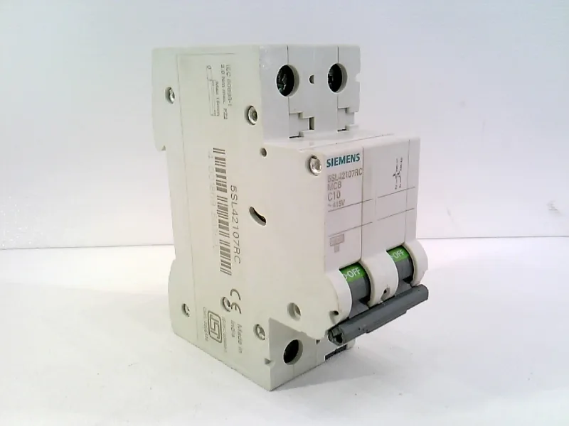 Siemens 5SL4210-7RC — 2-Pole MCB (DIN Rail) (image 2)