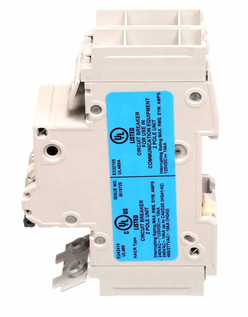 Siemens 5SJ4220-8HG41 — 2-Pole MCB (DIN Rail) (image 3)