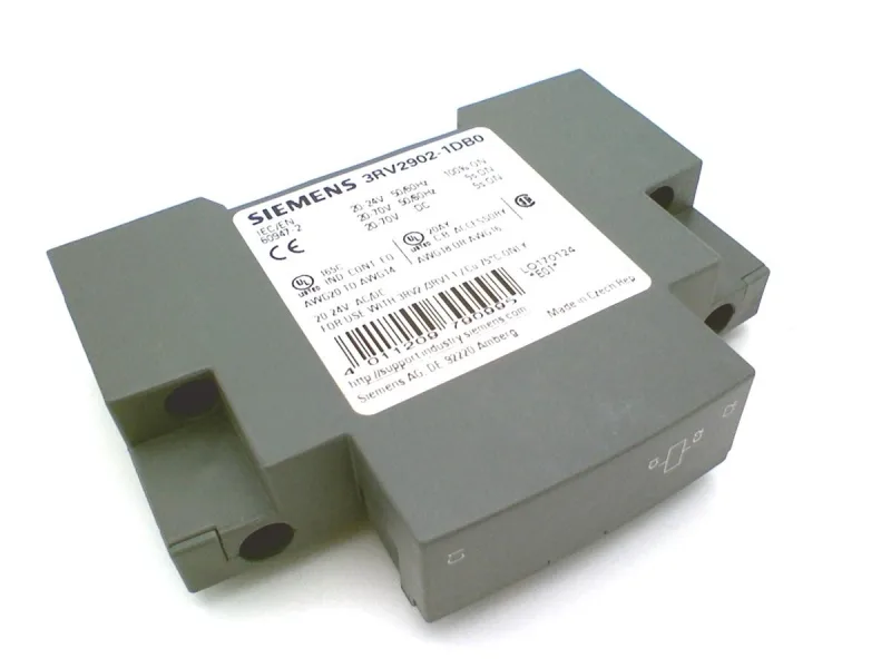 Siemens 3RV2902-1DB0 — Motor Protection Circuit Breakers (MPCB) (image 2)