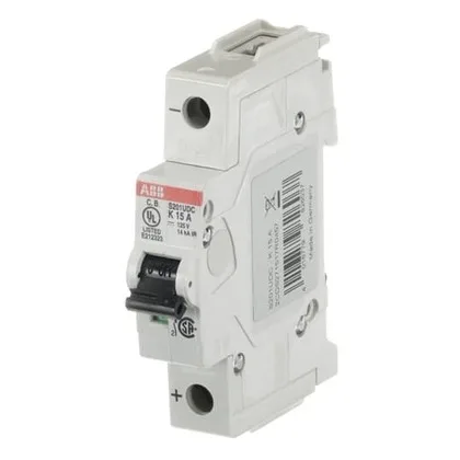 ABB S201UDC-K15 — 1-Pole MCB (DIN Rail) (image 5)