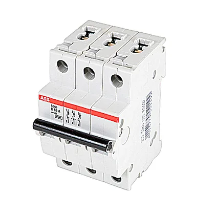 ABB S203-K63 — 3-Pole MCB (DIN Rail)