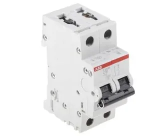 ABB S202M-C10 — 2-Pole MCB (DIN Rail)