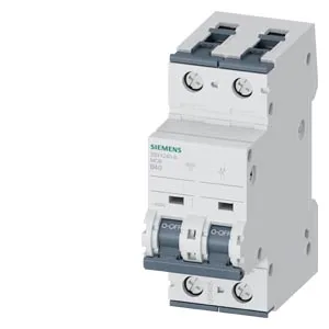 Siemens 5SY4240-6 — 2-Pole MCB (DIN Rail)