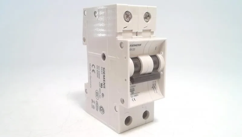 Siemens 5SX2211-7 — 2-Pole MCB (DIN Rail) (image 2)
