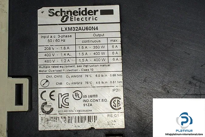 Schneider Electric LXM32AU60N4 (image 5)