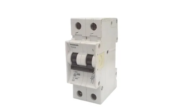 Siemens 5SX2206-8 — 2-Pole MCB (DIN Rail) (image 2)