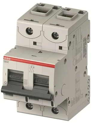 ABB S802S-C63 — 2-Pole MCB (DIN Rail) (image 2)