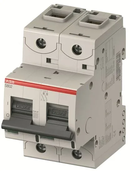 ABB S802S-C63 — 2-Pole MCB (DIN Rail) (image 2)
