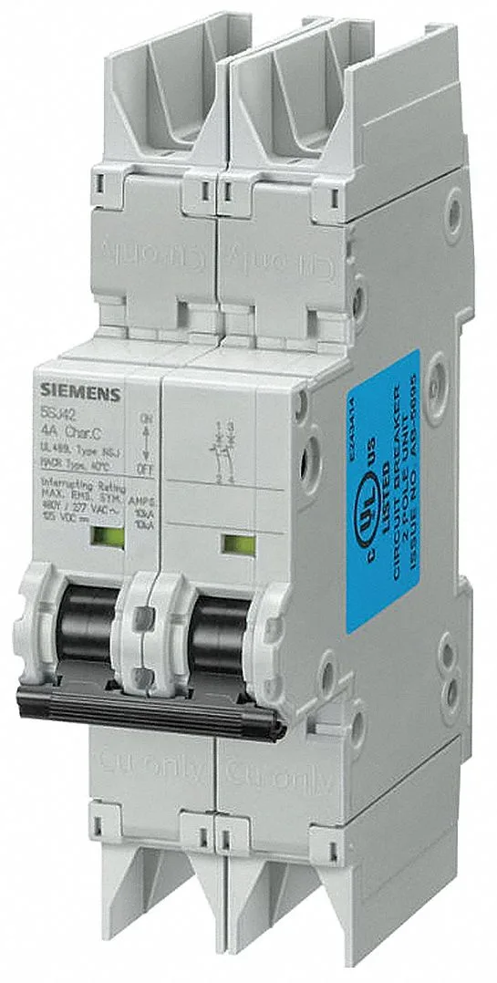 Siemens 5SJ4216-8HG42 — 2-Pole MCB (DIN Rail) (image 2)