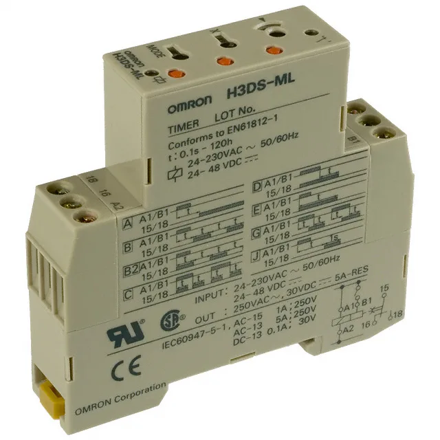 Omron H3DS-ML AC24-230/DC24-48 — Electronic Timers & Counters (image 2)