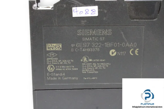 Siemens 6ES7322-1BF01-0AA0 — Digital Output Modules (image 4)