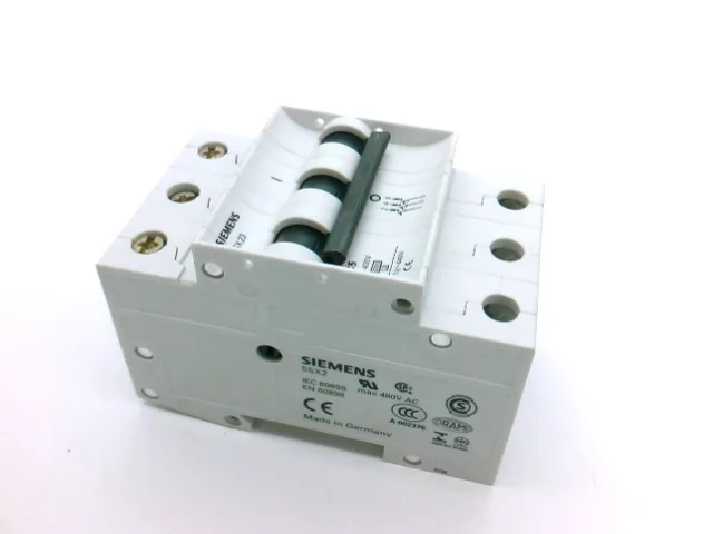 Siemens 5SX2305-7 — 3-Pole MCB (DIN Rail) (image 2)