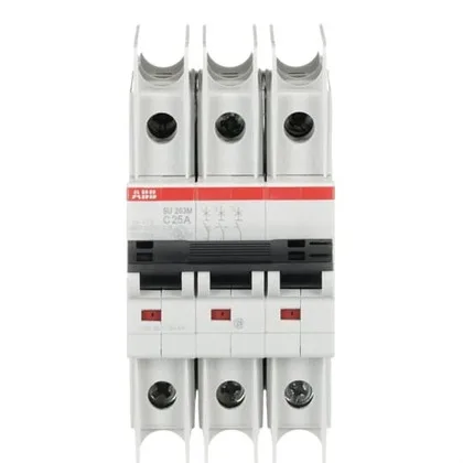 ABB SU203M-C25 — 3-Pole MCB (DIN Rail) (image 4)