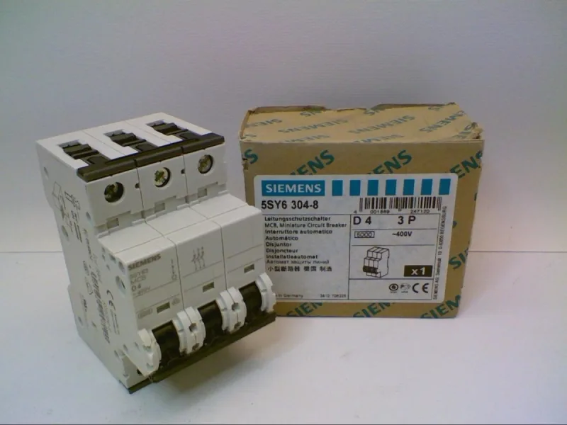 Siemens 5SY6304-8 — 3-Pole MCB (DIN Rail)