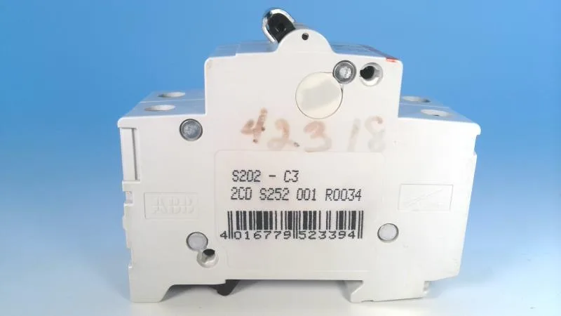 ABB S202-C3 — 2-Pole MCB (DIN Rail) (image 4)