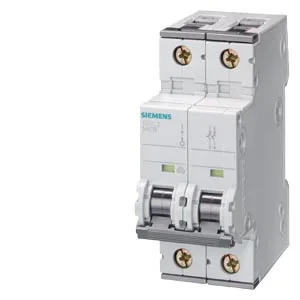 Siemens 5SY4250-7 — 2-Pole MCB (DIN Rail) (image 2)