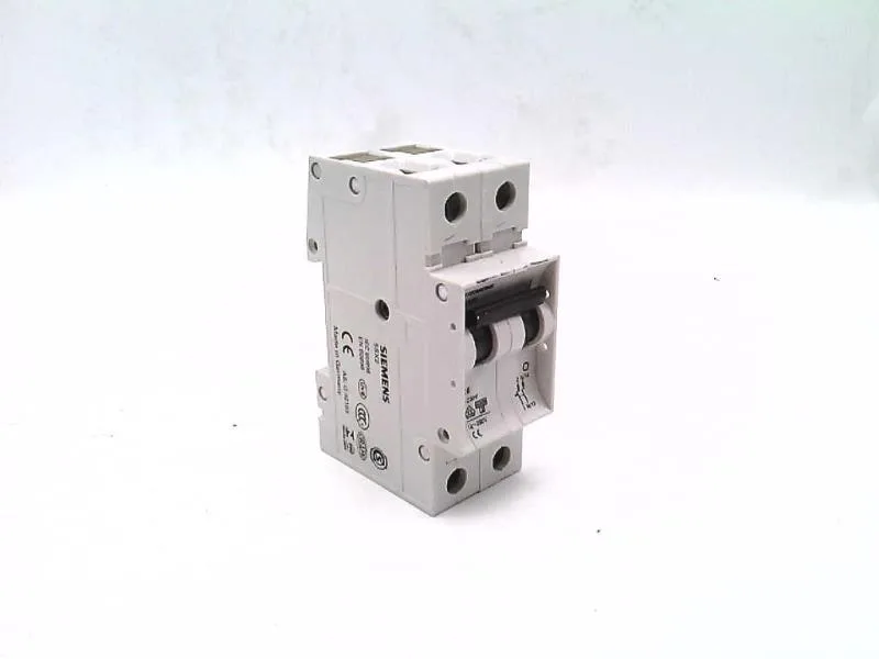 Siemens 5SX2506-7 — 2-Pole MCB (DIN Rail) (image 2)
