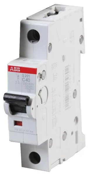 ABB S201M-C40 — 1-Pole MCB (DIN Rail) (image 2)