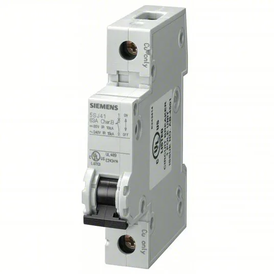 Siemens 5SJ4145-7HG40 — 1-Pole MCB (DIN Rail) (image 3)