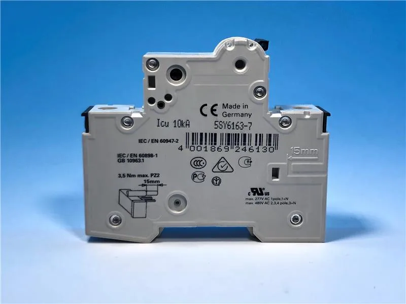 Siemens 5SY6163-7 — 1-Pole MCB (DIN Rail)