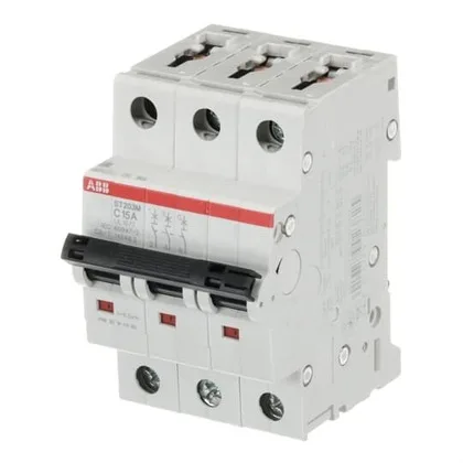 ABB ST203M-C15 — 3-Pole MCB (DIN Rail) (image 3)