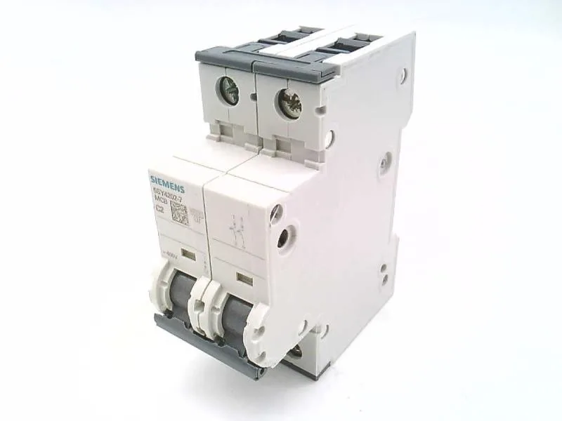 Siemens 5SY4202-7 — 2-Pole MCB (DIN Rail) (image 2)