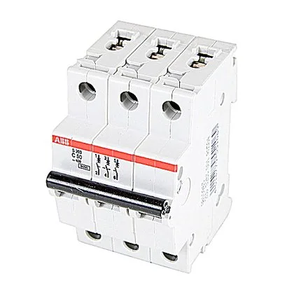 ABB S203-C40 — 3-Pole MCB (DIN Rail) (image 3)