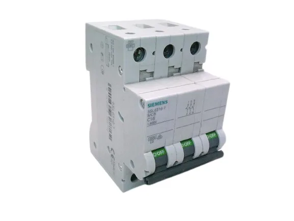 Siemens 5SL6316-7 — 3-Pole MCB (DIN Rail) (image 2)