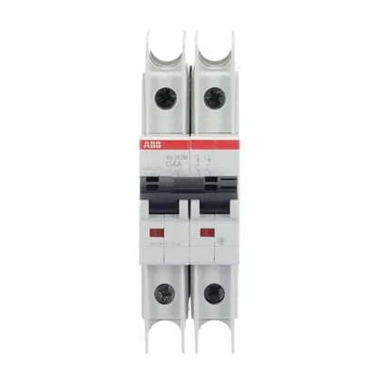 ABB SU202M-C4 — 2-Pole MCB (DIN Rail) (image 2)