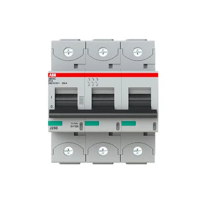 ABB S803C-D16 — 3-Pole MCB (DIN Rail) (image 2)