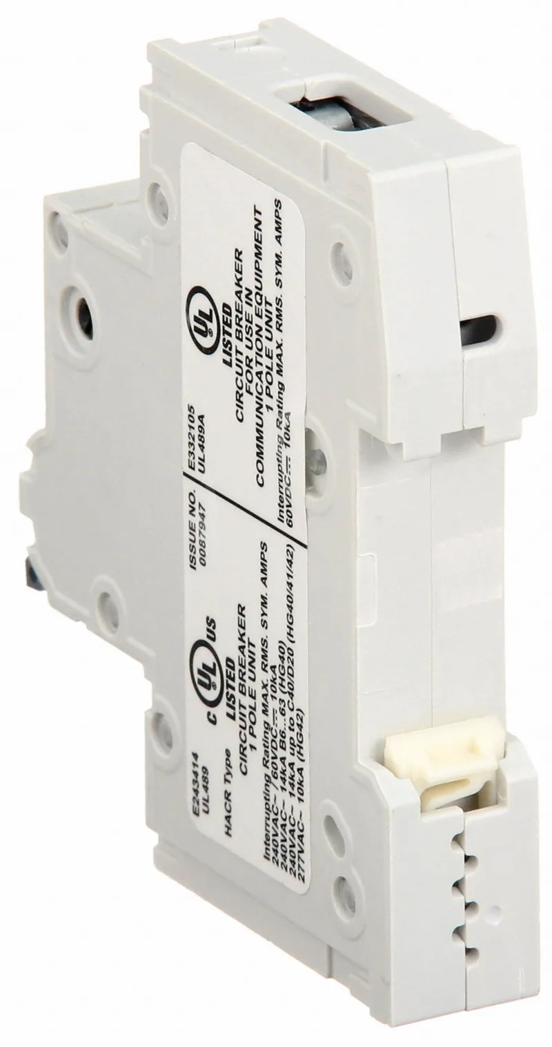 Siemens 5SJ4130-6HG40 — 1-Pole MCB (DIN Rail) (image 3)